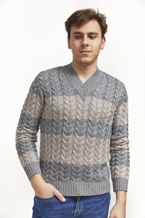 KNITWEAR TAUPE-GRAY