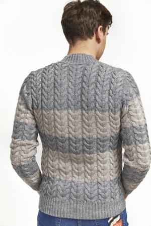 KNITWEAR TAUPE-GRAY